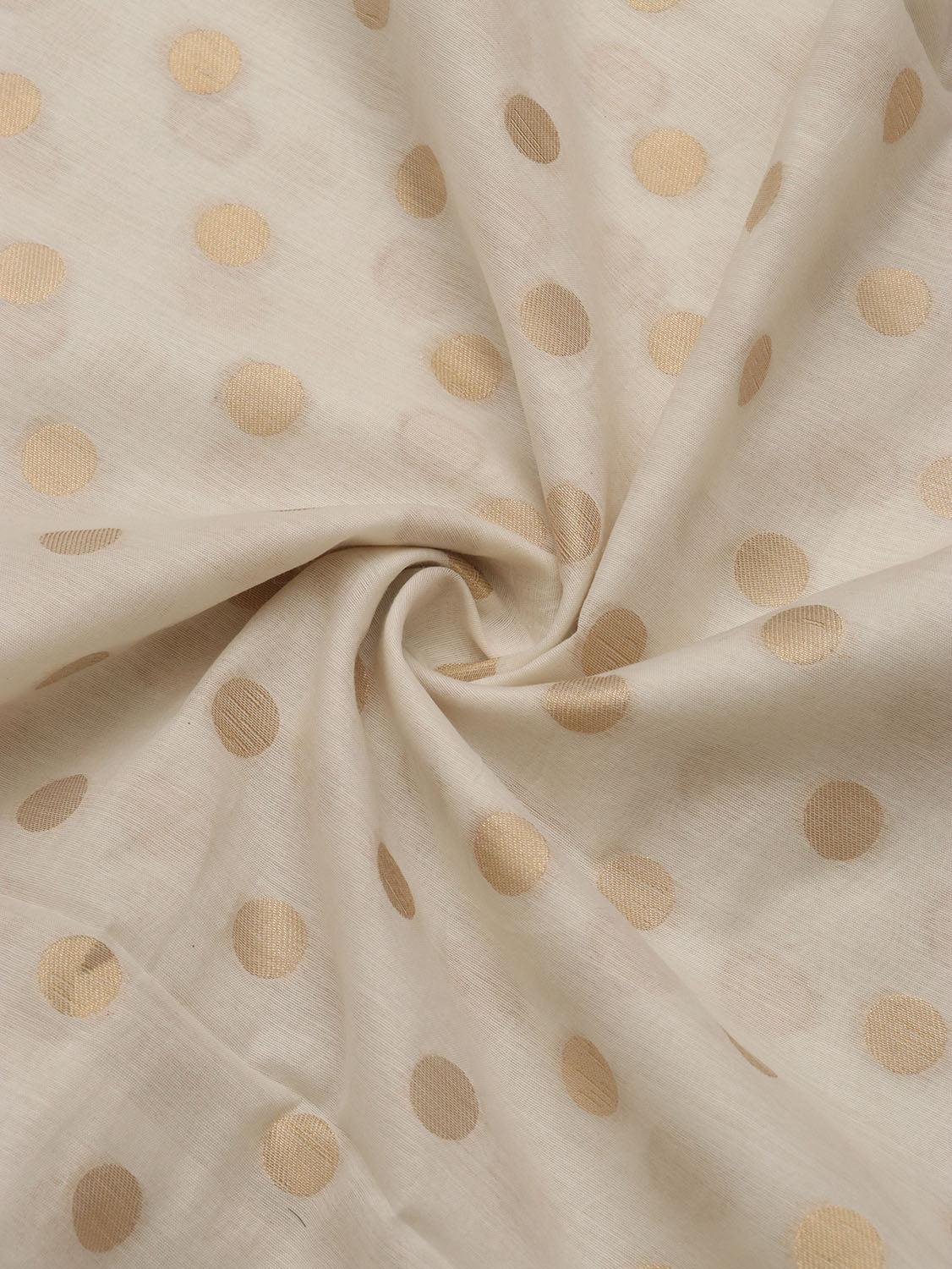 Dyeable Banarasi Chanderi Silk Fabric ( 1 Mtr ) - Luxurion World