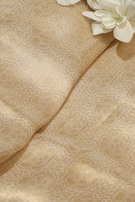 Dyeable Banarasi Georgette Fabric ( 1 Mtr ) - Luxurion World