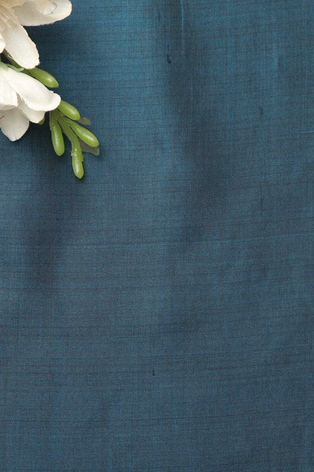 Blue Pure Silk Fabric ( 1 Mtr ) - Luxurion World