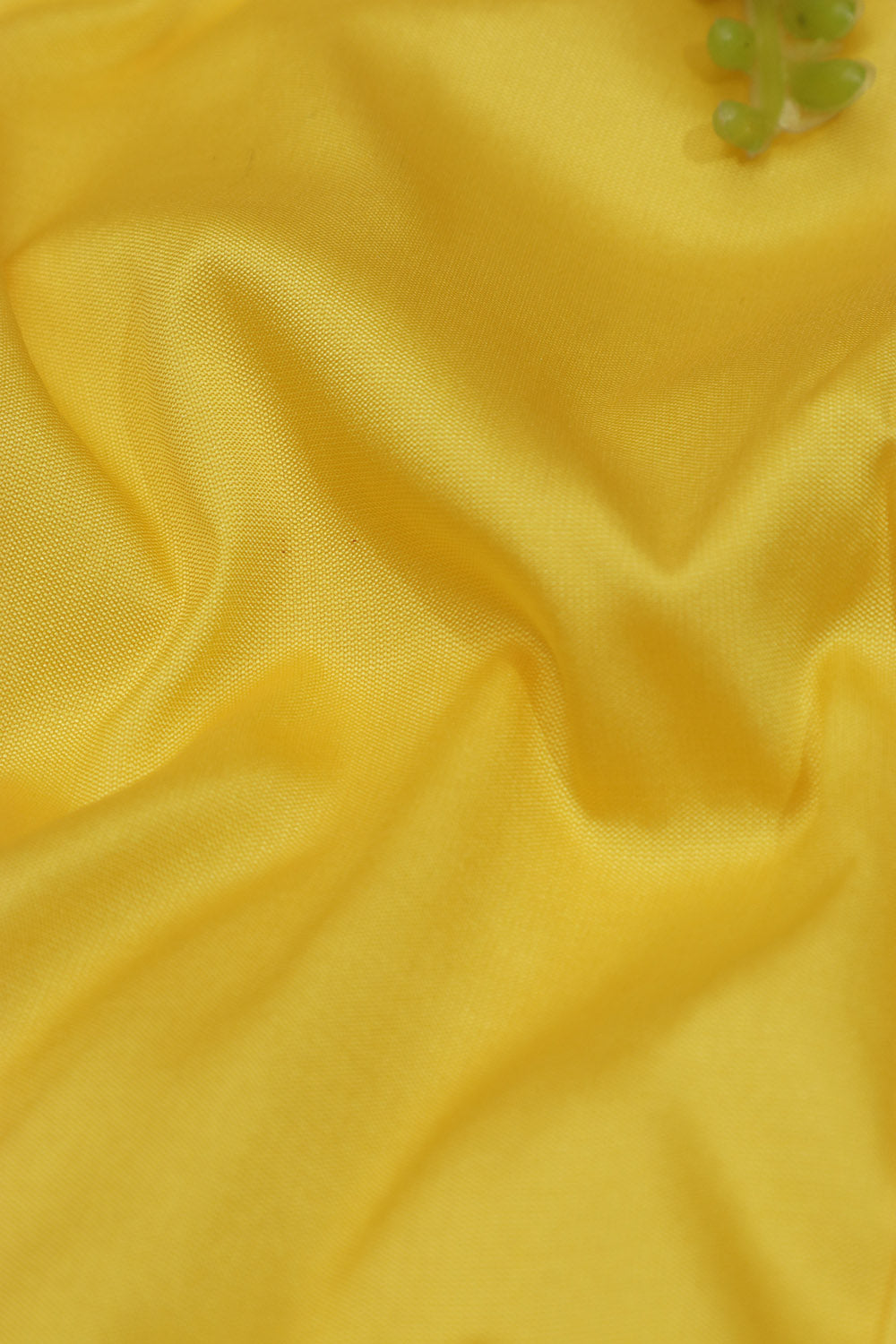 Yellow Plain Silk Fabric ( 1 Mtr ) - Luxurion World