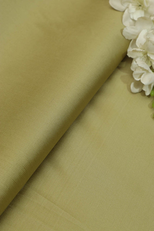 Green Plain Silk Fabric ( 1 Mtr ) - Luxurion World