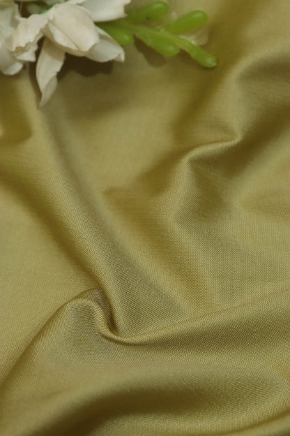 Green Plain Silk Fabric ( 1 Mtr ) - Luxurion World