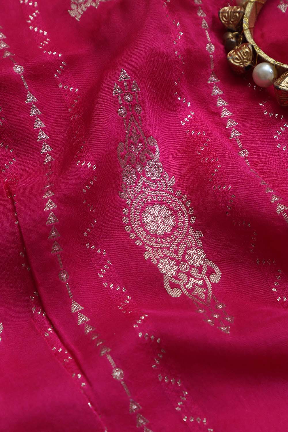 Pink Trendy Dola Silk Fabric ( 1 Mtr ) - Luxurion World