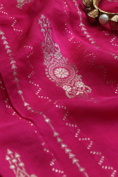 Pink Trendy Dola Silk Fabric ( 1 Mtr ) - Luxurion World