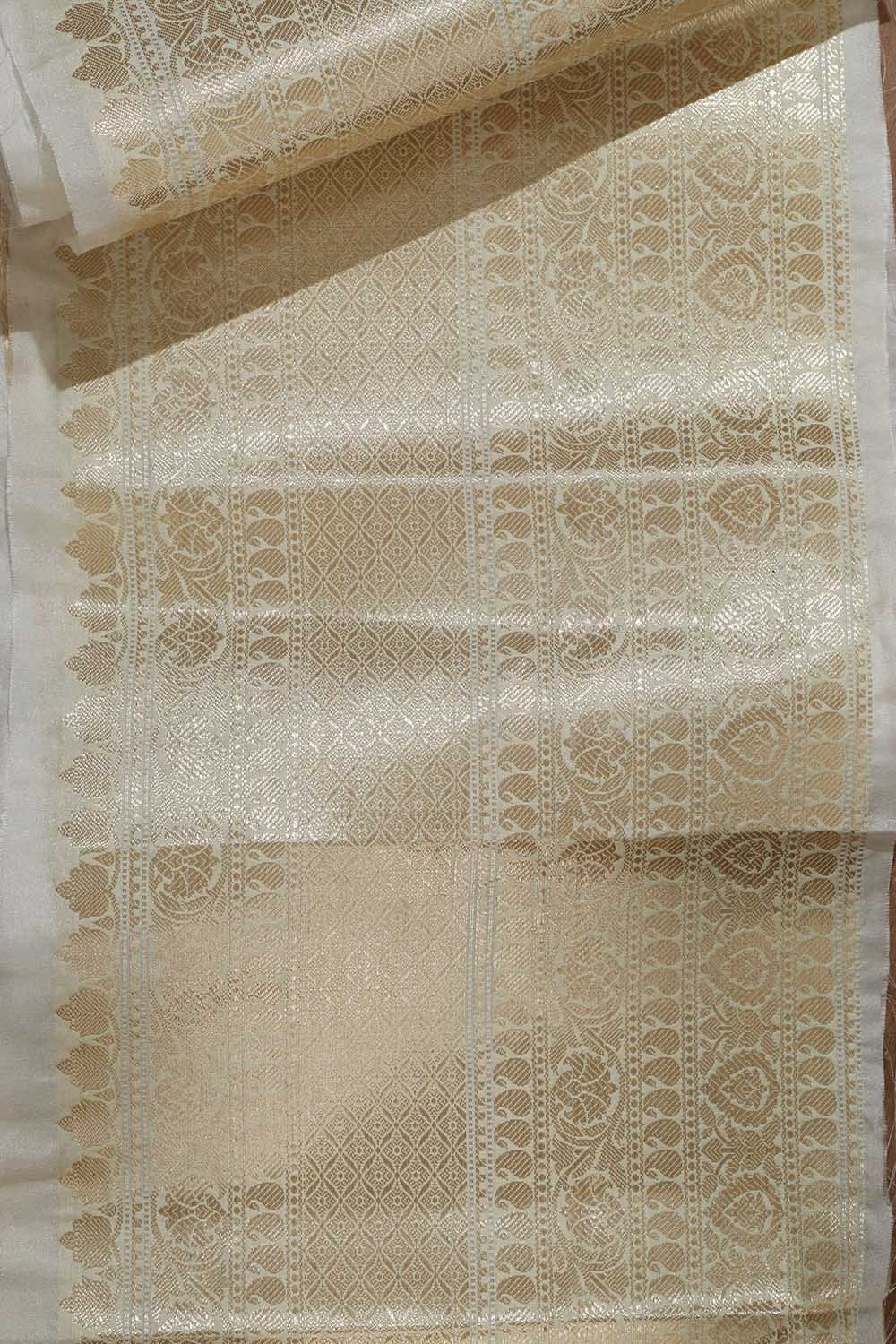 Exquisite Dyeable Banarasi Silk Lace - 1 Mtr - Luxurion World