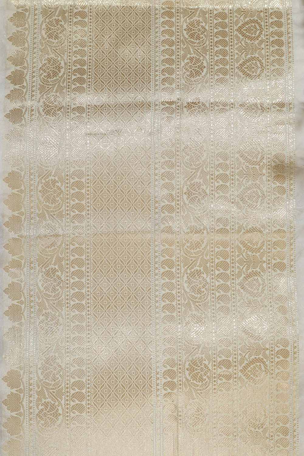 Exquisite Dyeable Banarasi Silk Lace - 1 Mtr - Luxurion World