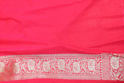 Stunning Pink Banarasi Silk Saree - Elegant and Timeless - Luxurion World