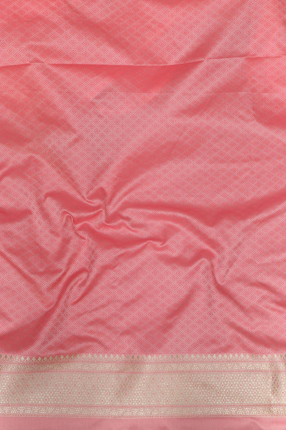 Stunning Banarasi Silk Saree in Pretty Pink - Luxurion World