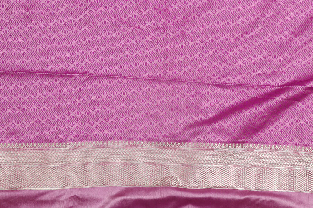 Elegant Purple Banarasi Silk Saree - Perfect for Any Occasion - Luxurion World