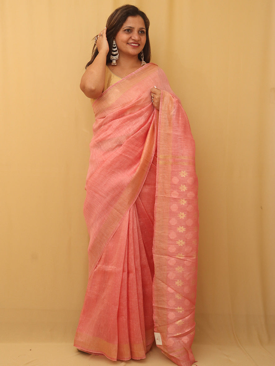 Linen sarees below outlet 1500