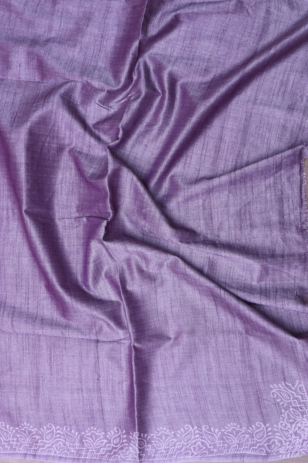 Elegant Purple Bhagalpur Silk Saree - Luxurion World