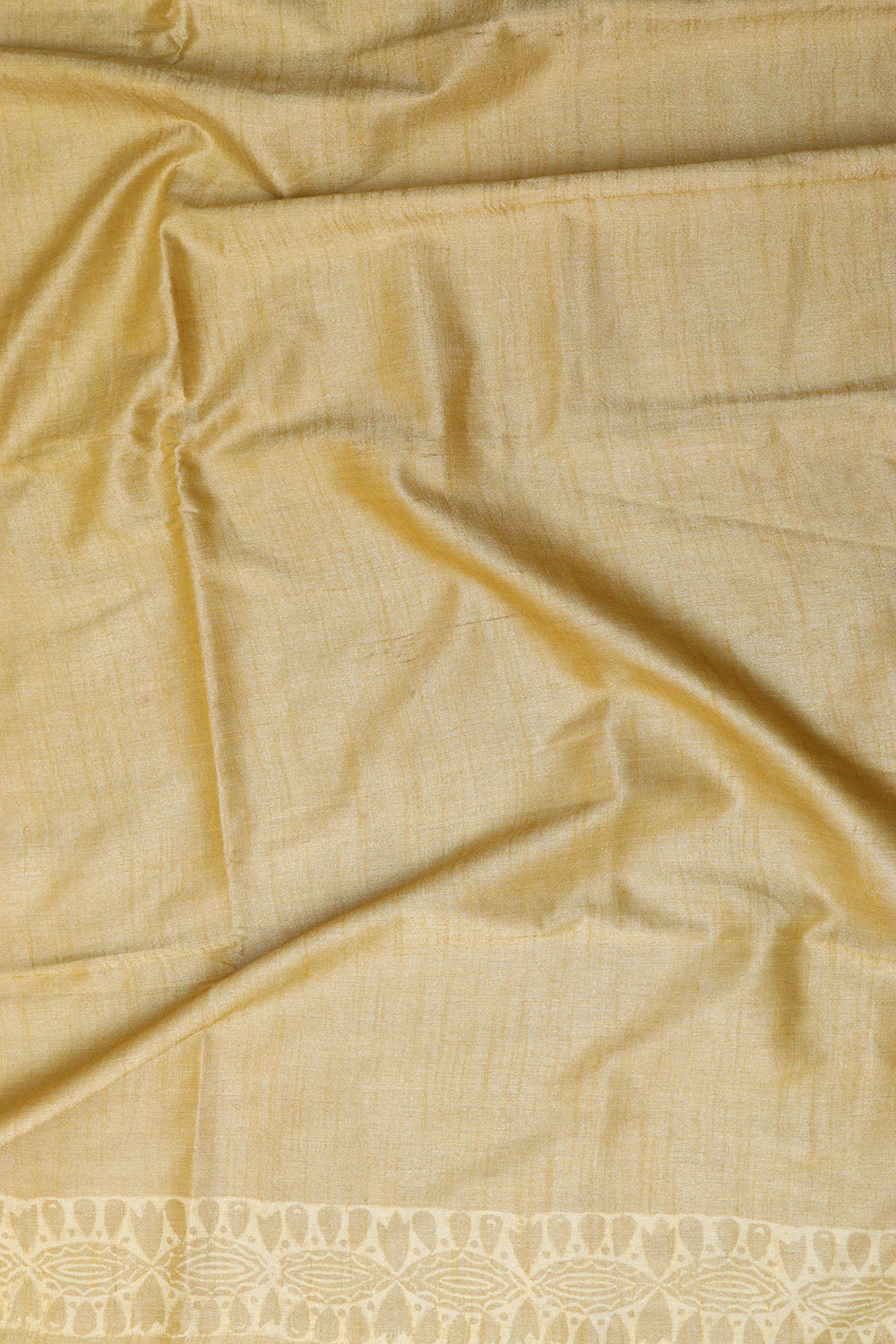 Stunning Yellow Bhagalpur Silk Saree - Elegant and Timeless - Luxurion World