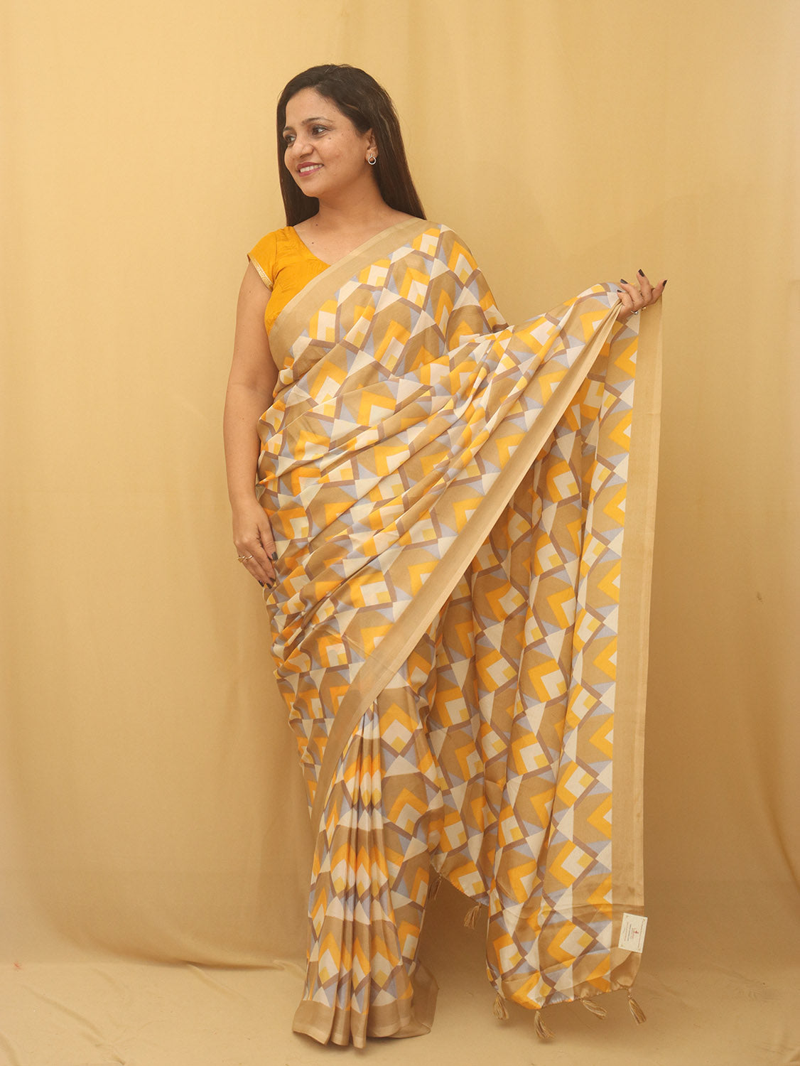 Shop Black Sequins N Yellow Green Digital Printed Saree Party Wear Online  at Best Price | Cbazaar