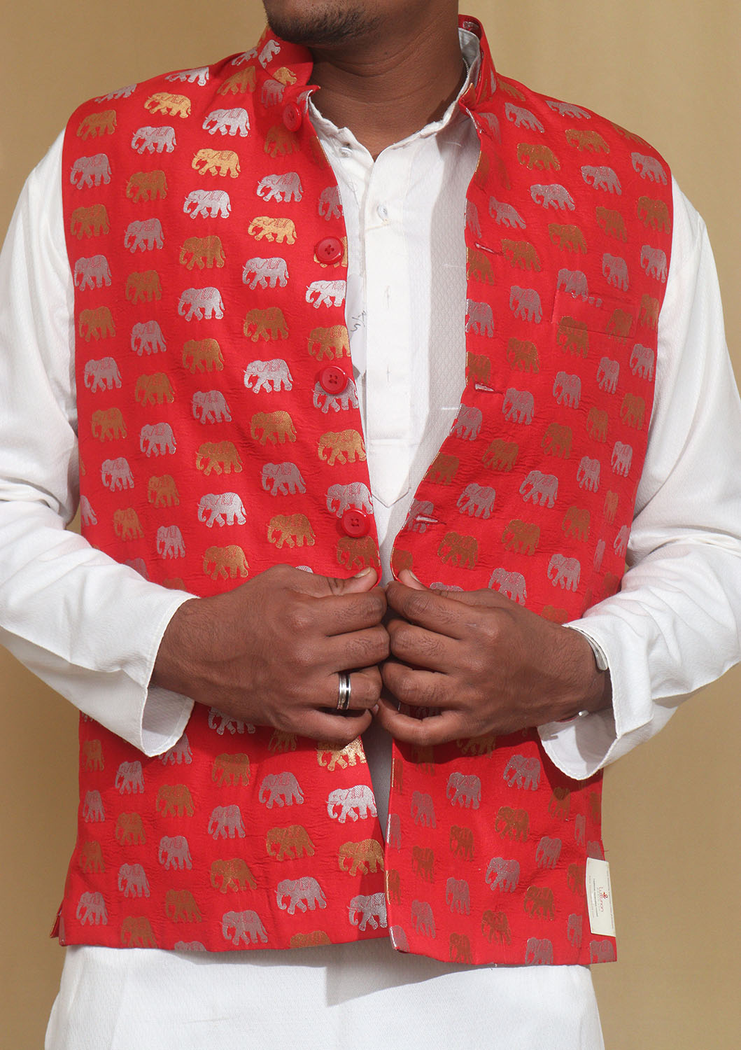 Buy Green Red and Blue Men Nehru Jacket Wool for Best Price, Reviews, Free  Shipping