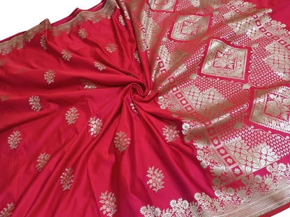 Banarasi Silk Saree: Elegant and Pretty in Pink - Luxurion World