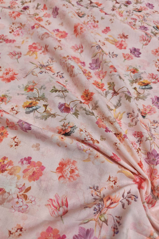 Pretty in Pink: Digital Printed Cotton Fabric - Luxurion World