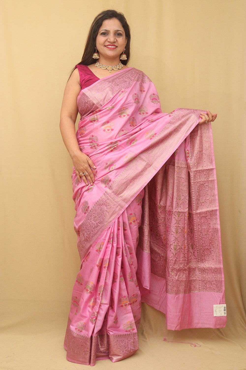 Blue Bhagalpur Woven Pure Silk Saree | Taneira Online Store
