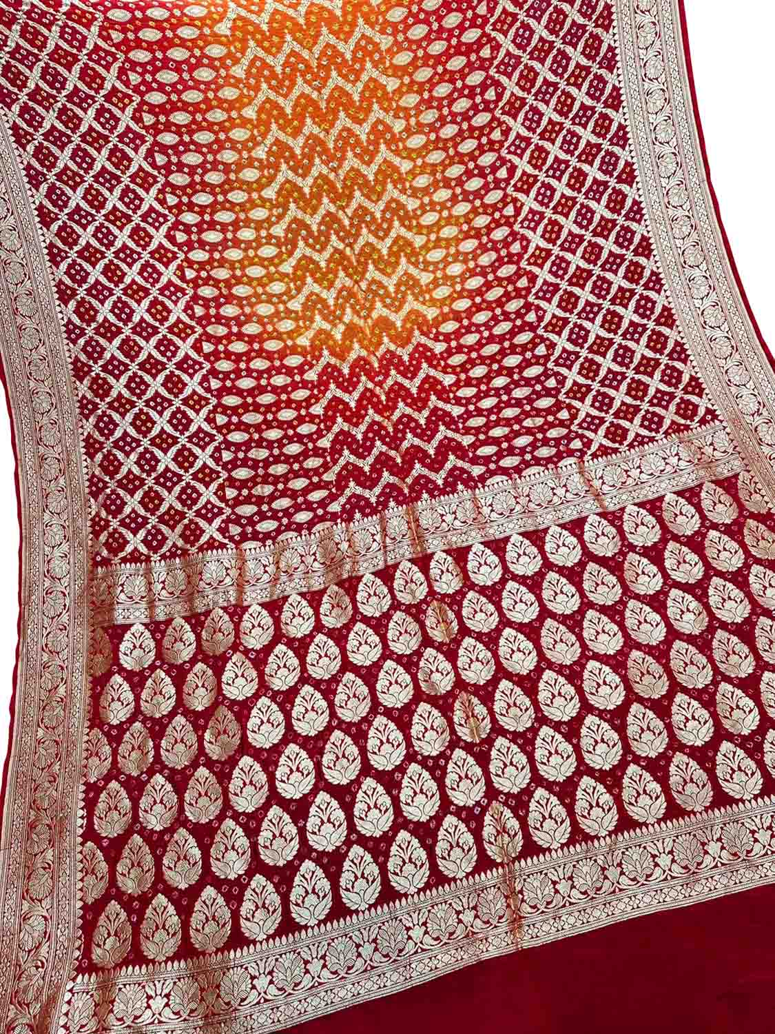 Vibrant Georgette Banarasi Bandhani Saree Collection - Luxurion World