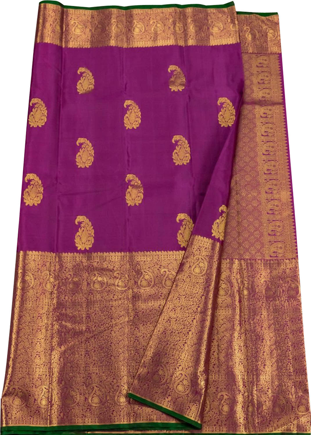 Exquisite Pink Kanjeevaram Silk Saree - Handloom Beauty - Luxurion World