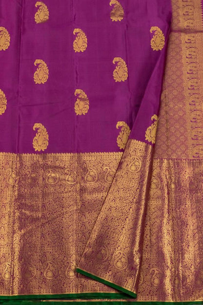 Exquisite Pink Kanjeevaram Silk Saree - Handloom Beauty - Luxurion World