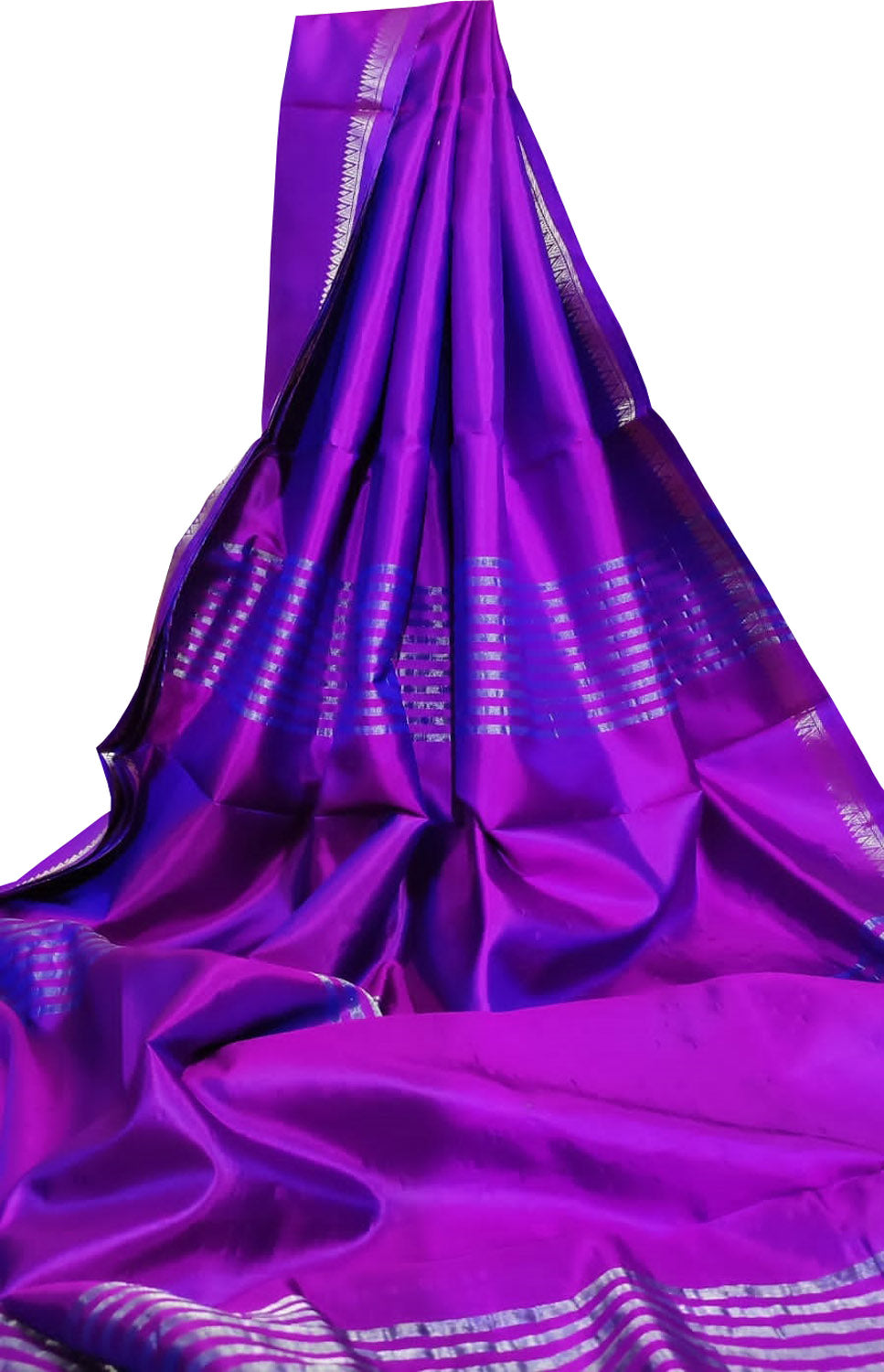 Buy Purple Sarees for Women by Indie Picks Online | Ajio.com