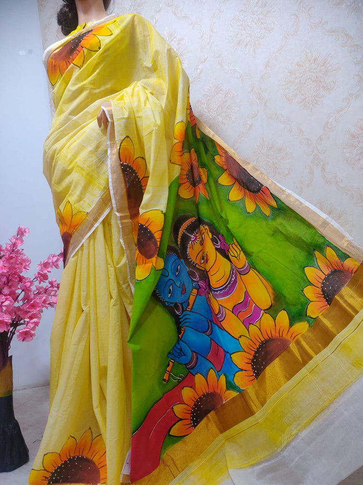 Saree Painting Designs - 9 Latest Patterns for Stunning Look