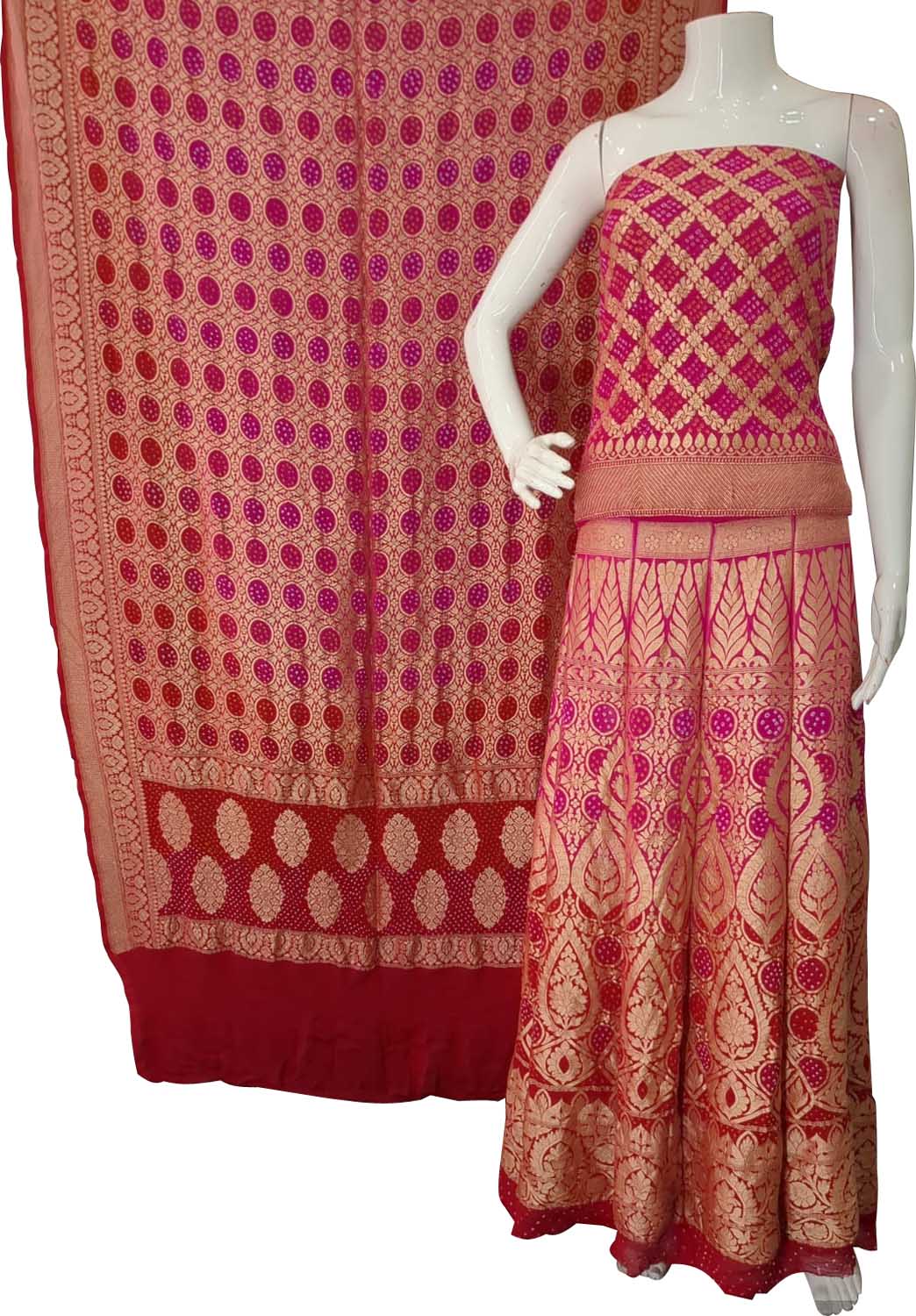 Soft Net Embroidery Lehenga - L069C | Fabricoz USA