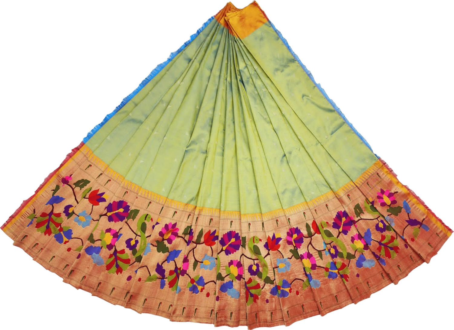 Emrodery Work CREAME DESIGNER LEHENGA CHOLI, 4m, 15 To 28 at Rs 1499 in  Surat