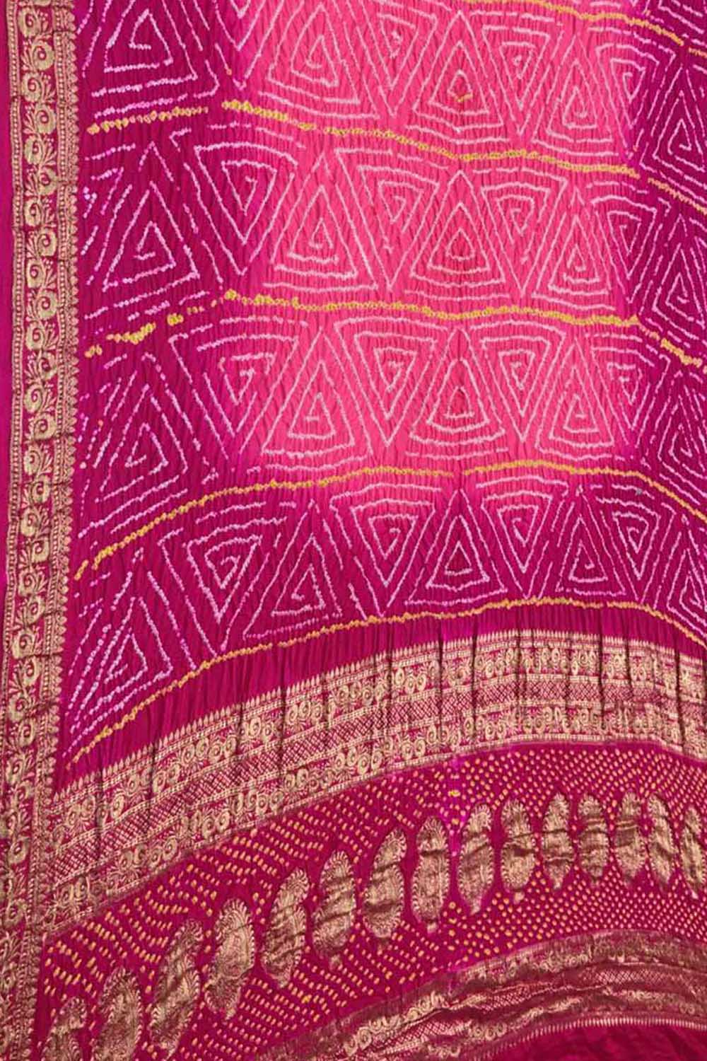 Red Color Digital Printed Pure Gaji Silk Saree – Yana Fab