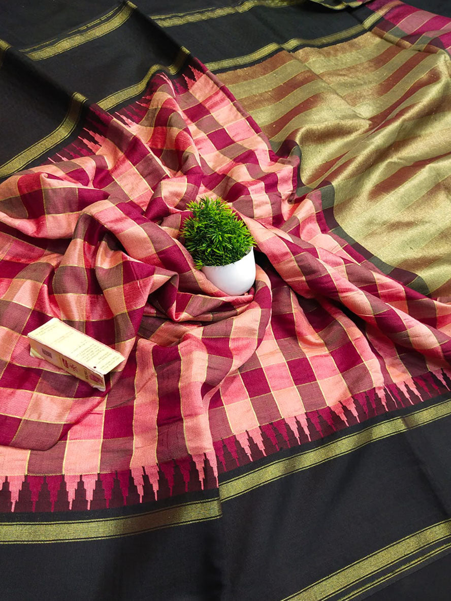 Raw Silk Sarees Online | Designer Plain Raw Silk Saree | Pure Raw Silk  Sarees