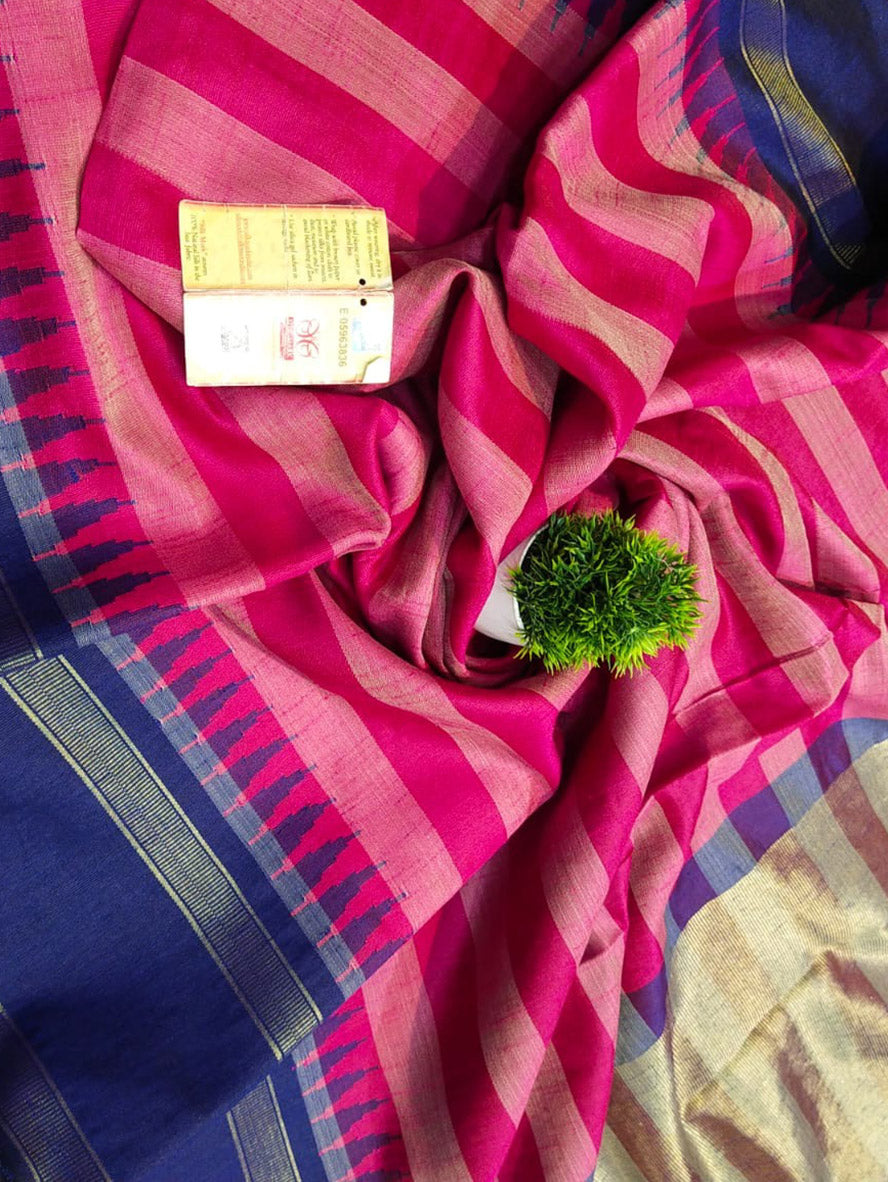 Exclusive Pure Raw Silk Checks saree – ethnicstree