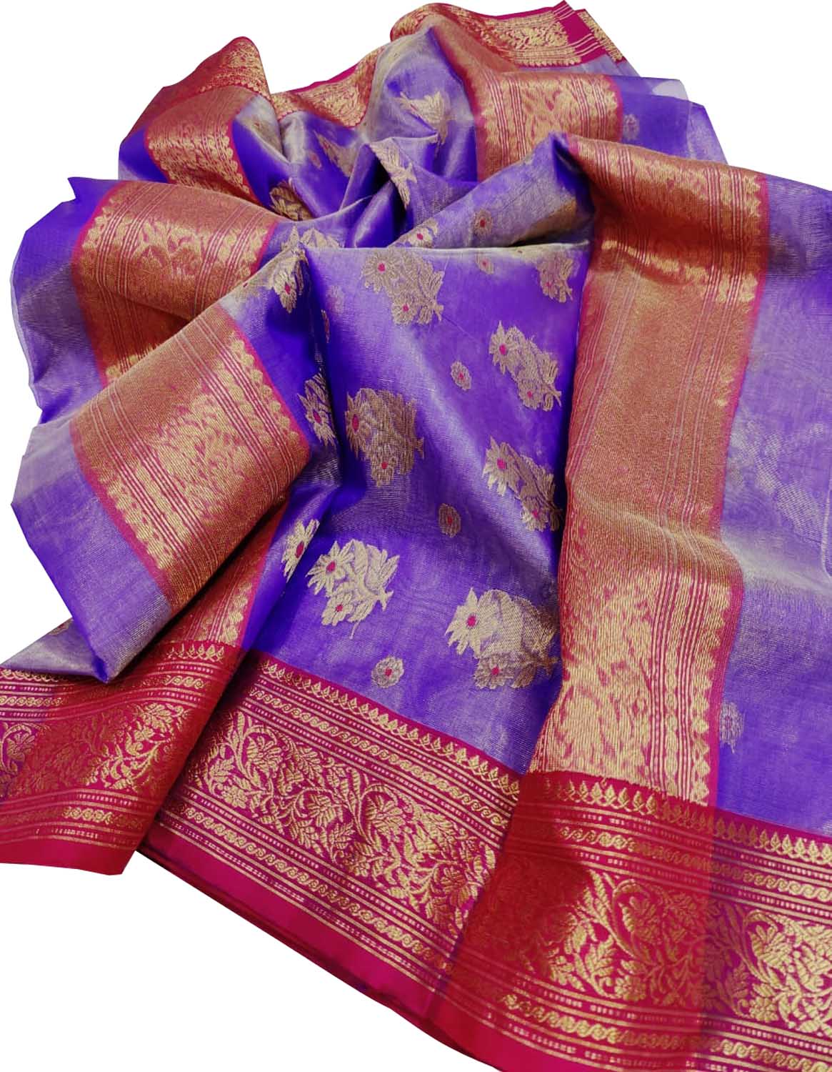 Heavy Chanderi Silk Saree at Rs 600 | Chanderi Saree in Surat | ID:  26287468148