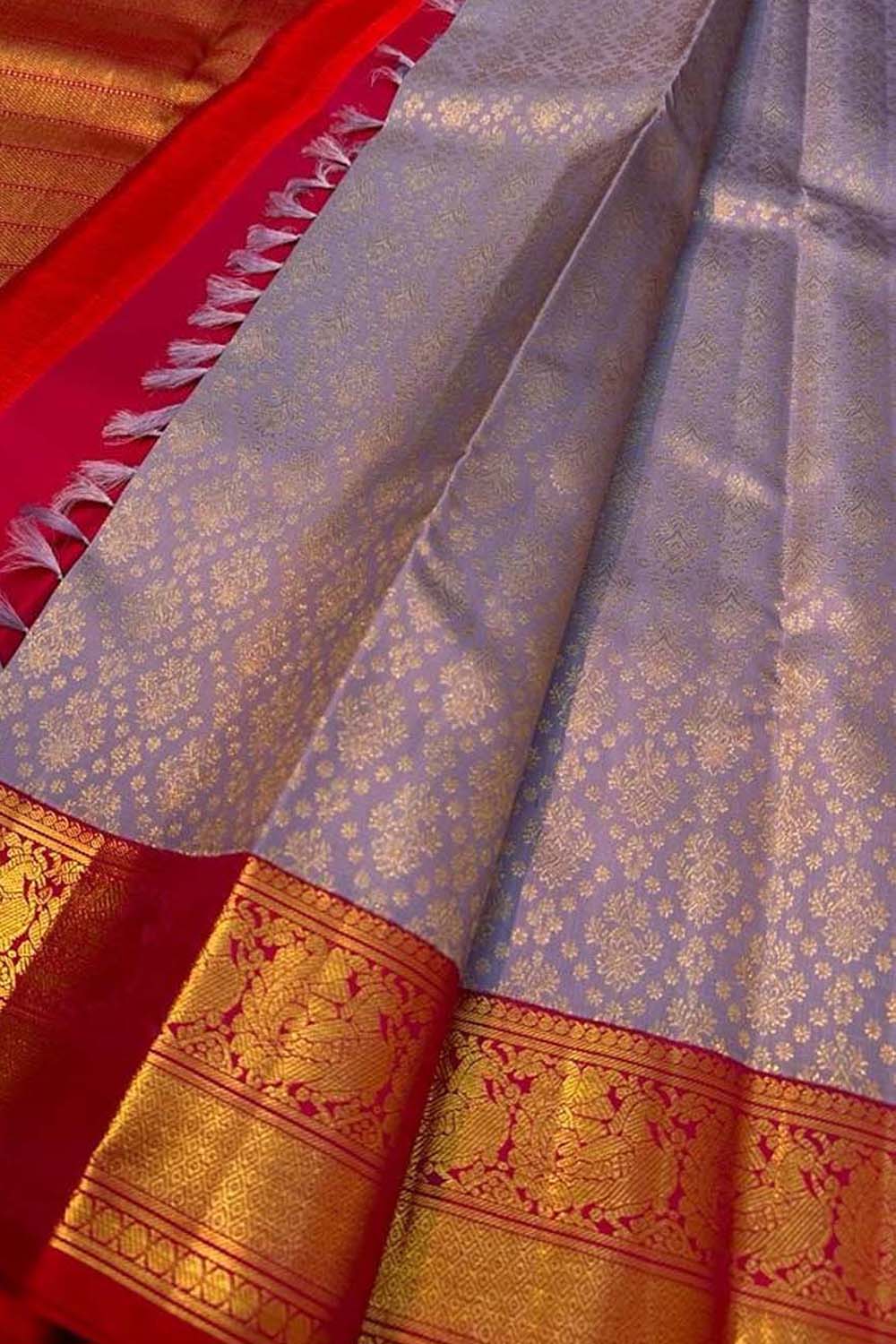 Shop Kanjeevaram/ Kanchipuram Silk & Bridal Saree's Collections Online USA  & Canada | SrishtiUSA