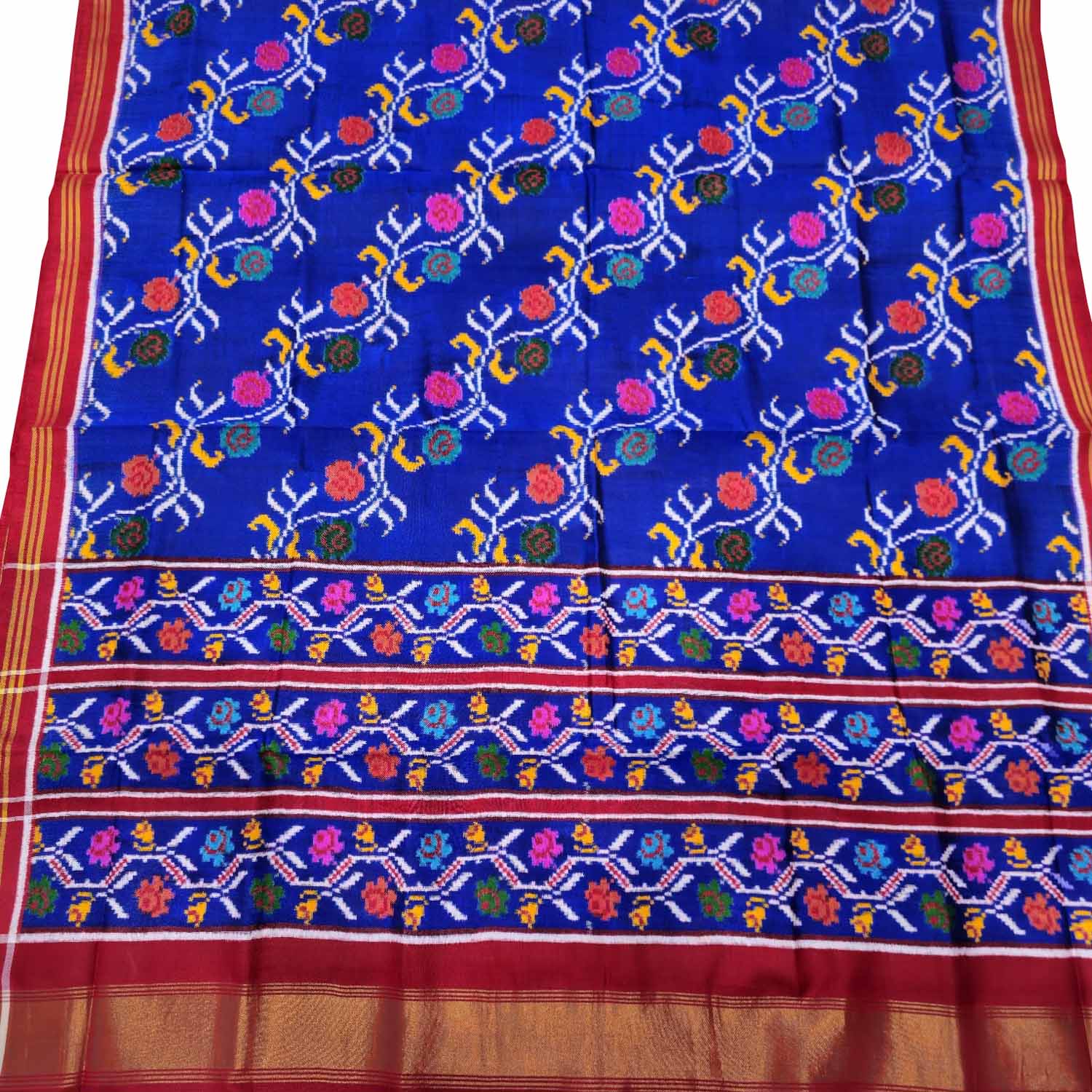 Festive Wear Double Ikkat Patan Patola Saree, Dry Clean at Rs 60000 in  Wadhwan