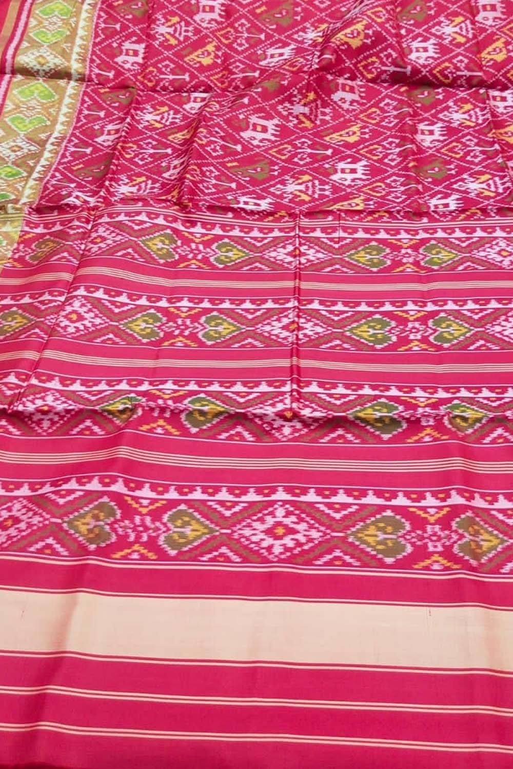 Rajkot Patola Ikat Pure Silk Saree – Meiraas