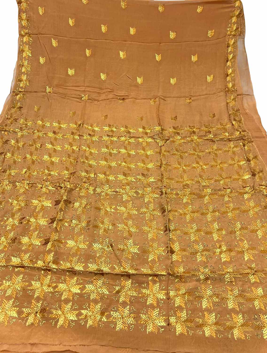 Buy Multi Color Saree Silk Chanderi Printed And Hand With Blouse For Women  by Tarun Tahiliani Online at Aza Fashions.