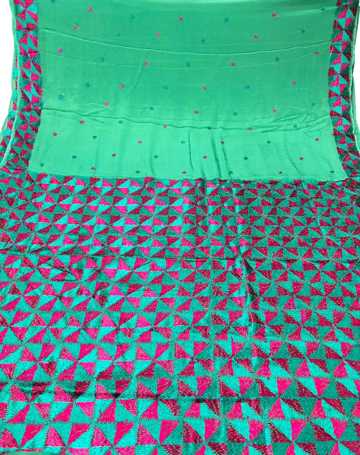 Luxurion World - Georgette Phulkari Embroidered Saree (NACC) Only On  Luxurion World For more visit- https://www.luxurionworld.com/ #georgette # phulkari #saree #phulkarisaree #geprgettephulkarisaree | Facebook