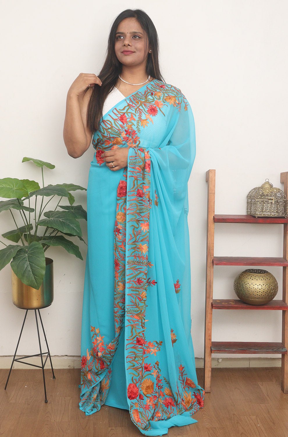 Want to buy Pure Georgette Sarees - Georgette Saree - Luxurionworld – Page  2 – Luxurion World