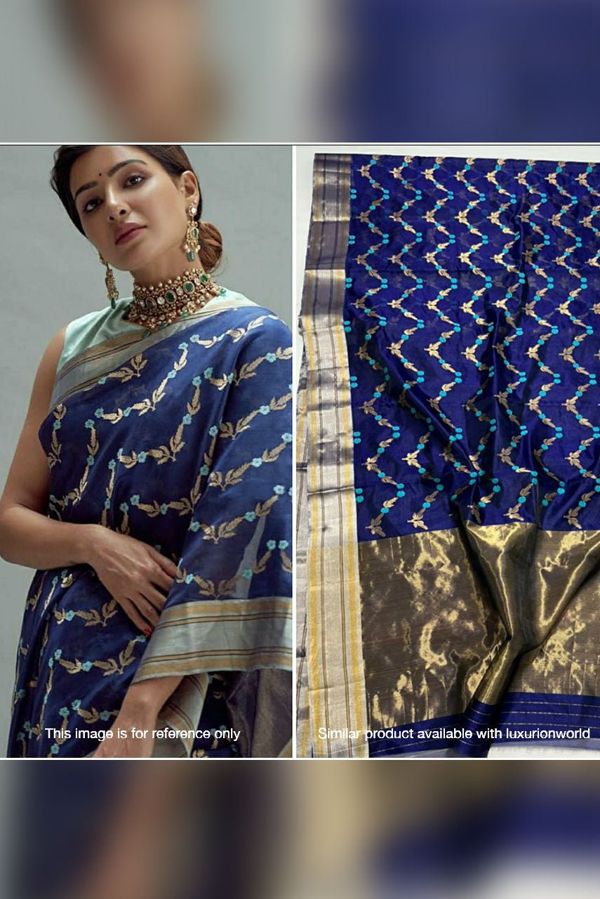Classy Collection of Chanderi Silk Sarees Online – Fashionous