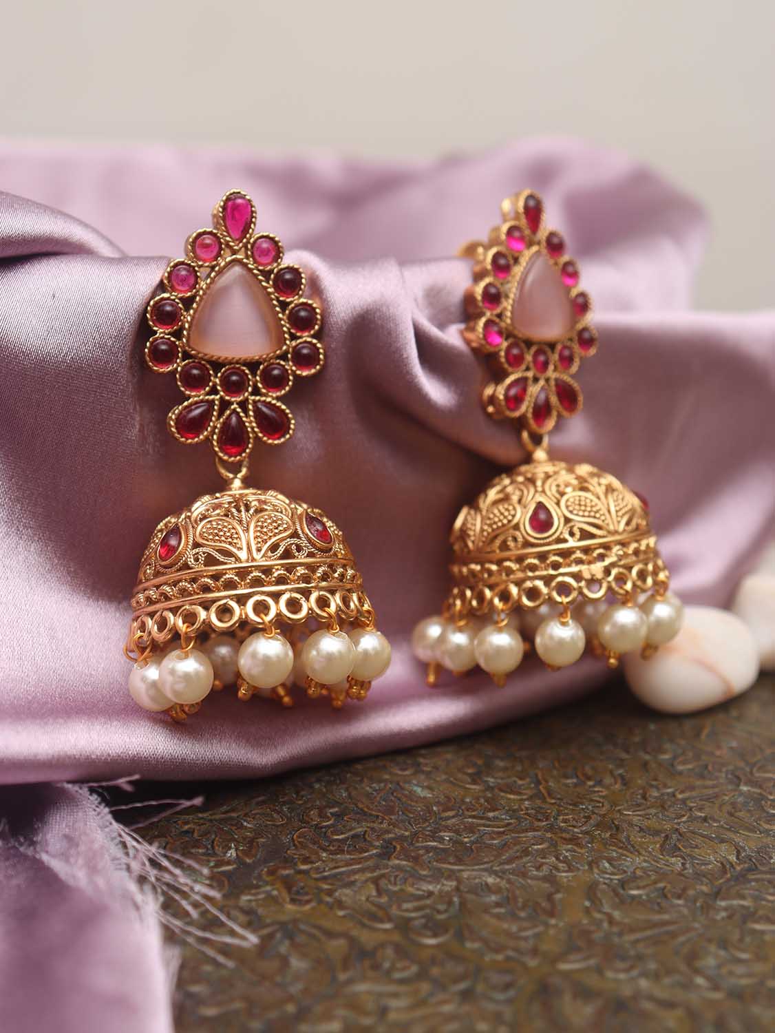 Pin by Asiya on Gold earrings designs in 2024 | Gold earrings designs,  Designer earrings, Jewelry