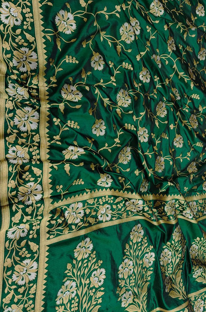 Drape Silk Sarees Like A Dupatta With Regular Lehnga's And Skirts | Threads  - WeRIndia | Lehenga style saree, South indian bride saree, Half saree  designs