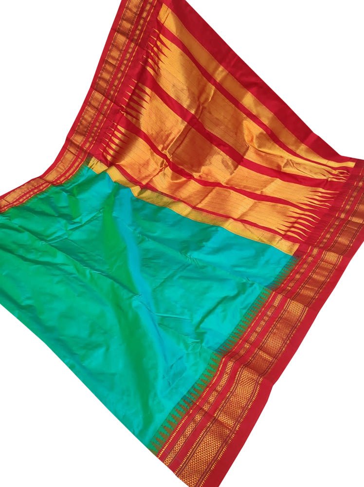 Buy Sun Orange Ilkal Saree online-Karagiri