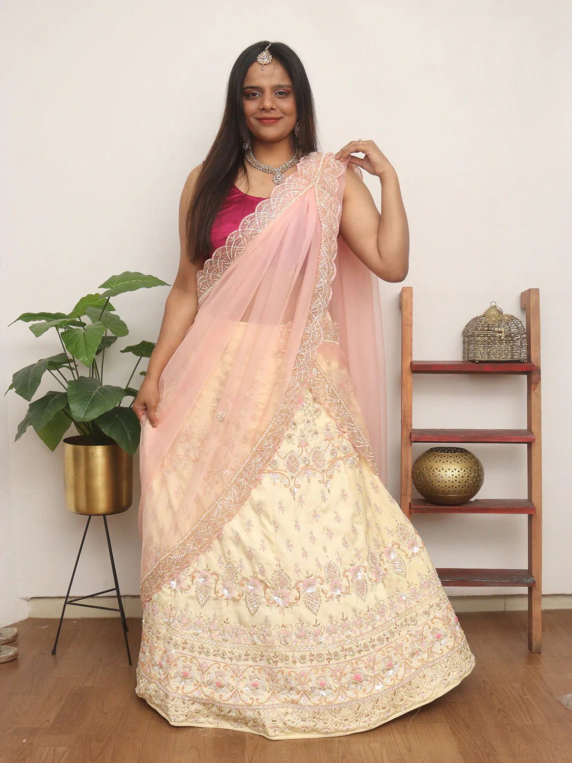 Women's Velvet Semi Stitched Lehenga Choli Grey Free Size Indian Wao | eBay