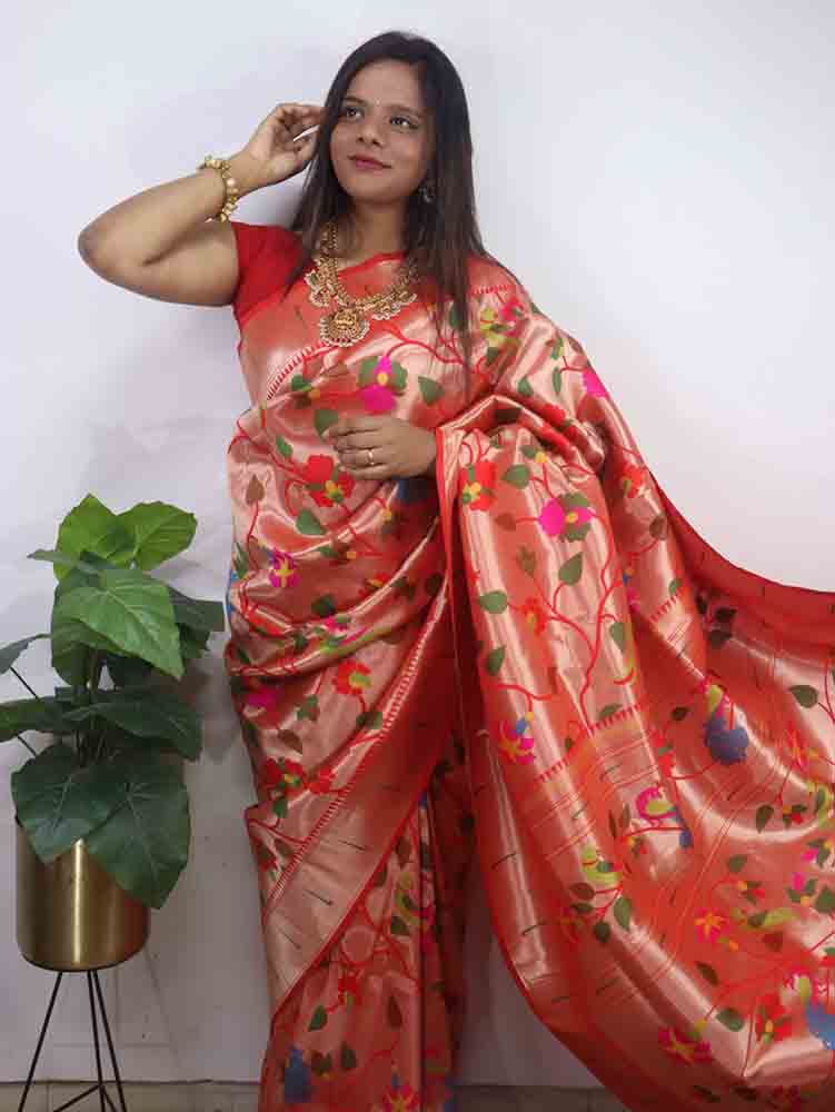 Brocade Fancy Silk Saree (adi79153)